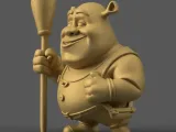 Fun Shrek 3D STL File for Unique Home Decor-2