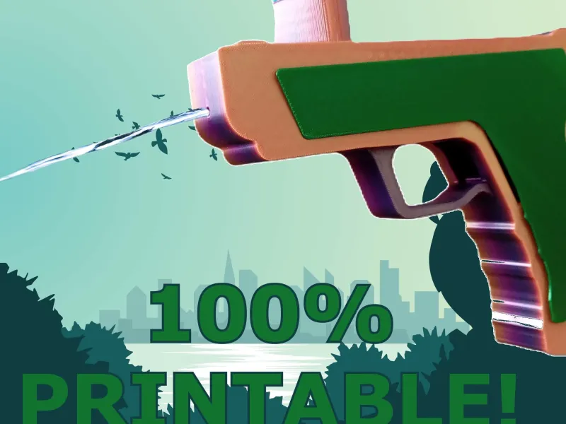 100% DRUCKBARE WASSERPISTOLE - BETA-VERSION