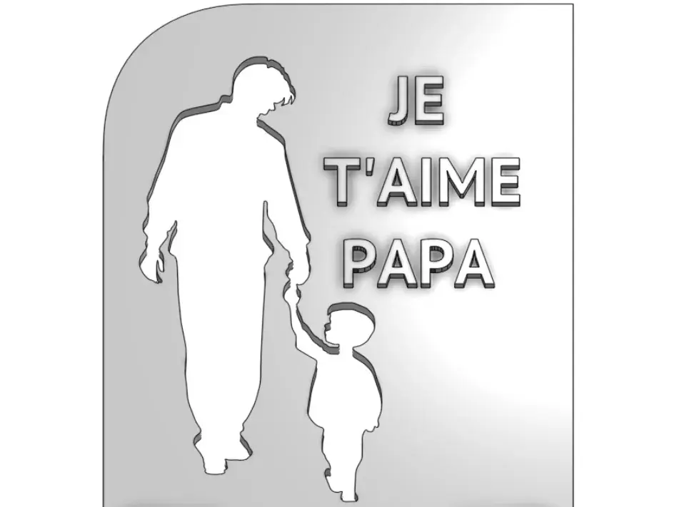 Trofeul "Cel mai bun tată" - în șapte limbi