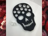 Skull Tattoo Ink Cap Holder-5