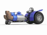 Pulling tractor with 3 jet engines Scale 1:25-1
