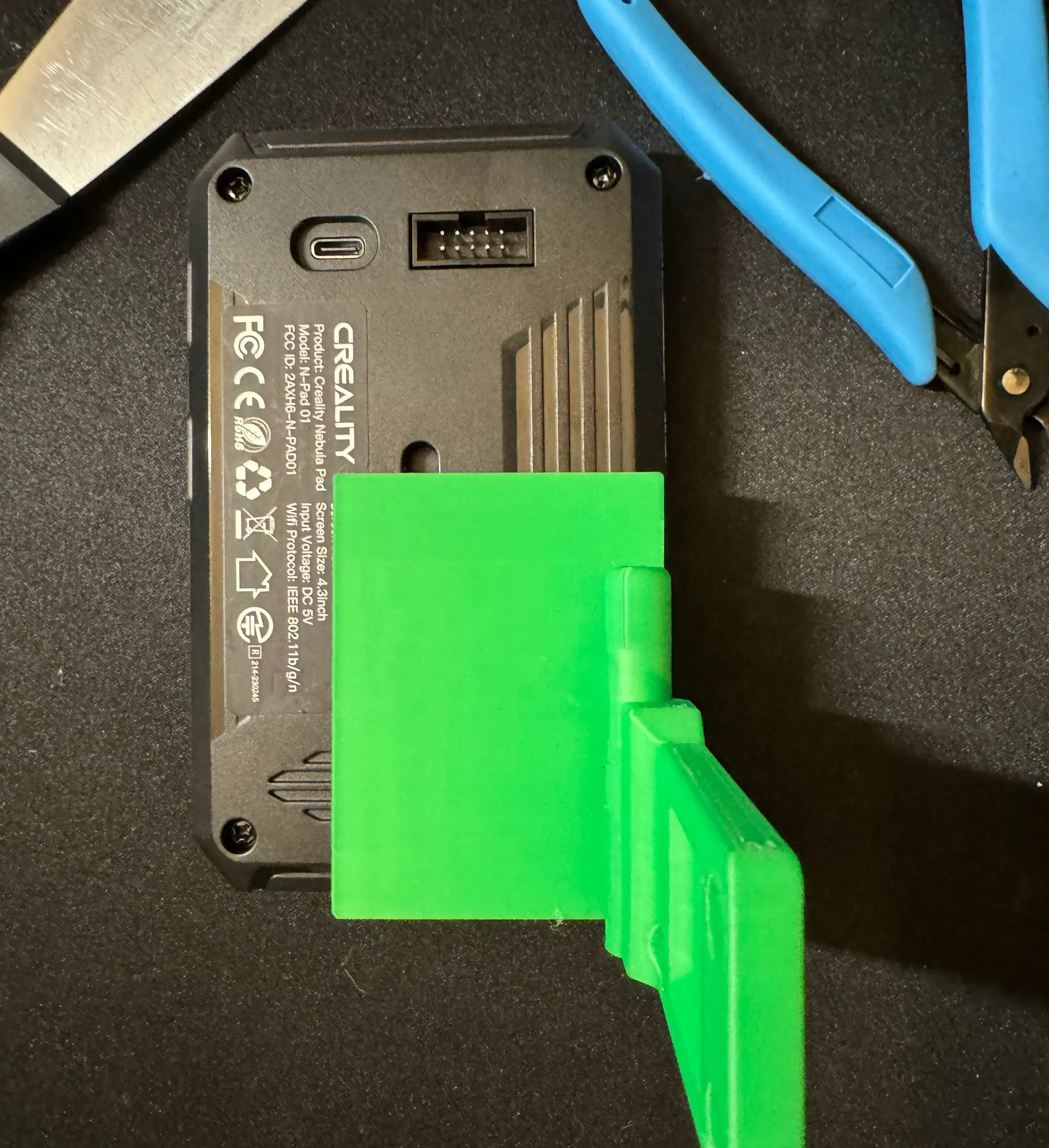 Ender-3 V3 KE/SE Rotating Screen Mount (Nebula Pad Holder)