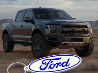 Llavero Ford con relieve