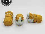 Flexi Tiny Cavia, Keycahin version and 3mf files included-4