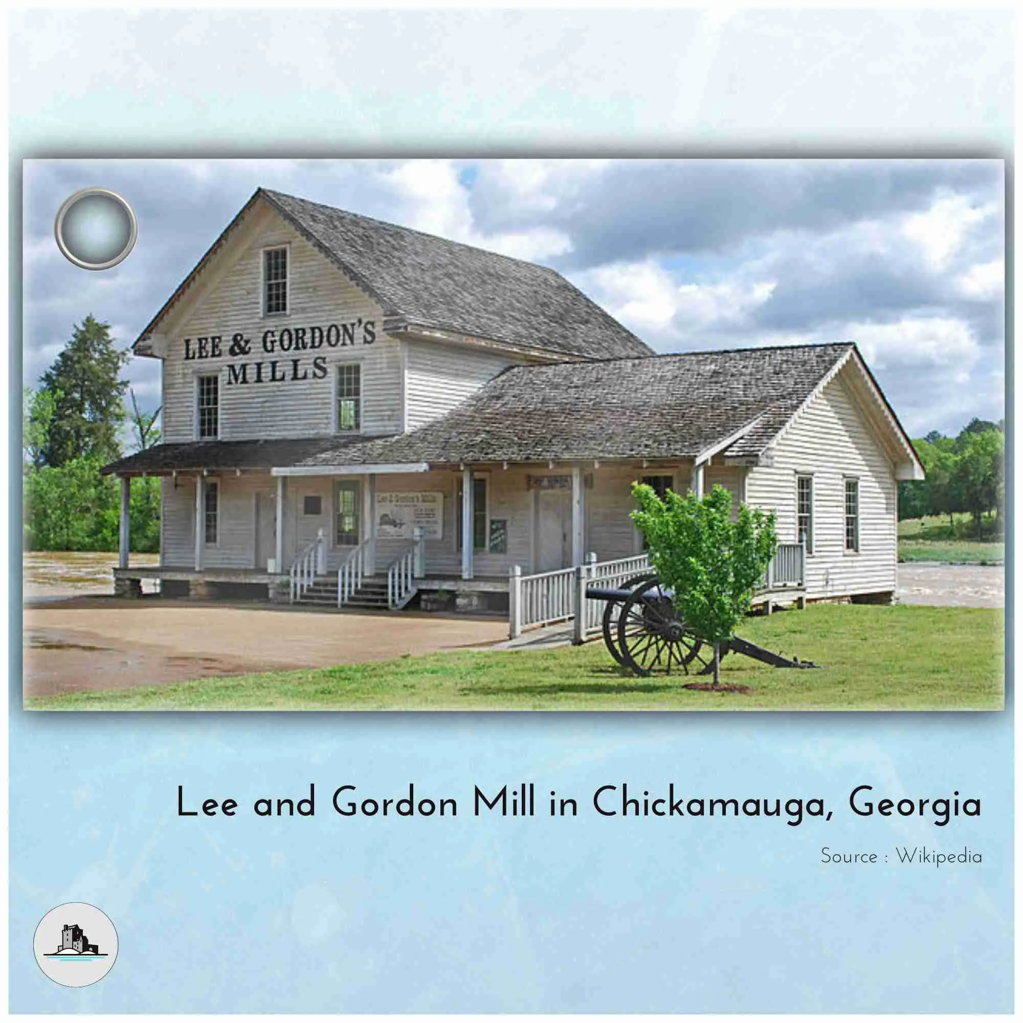 Lee und Gordon Mühle (Chickamauga, Georgia) - Miniaturen ACW