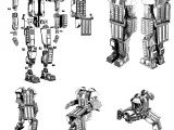Articuled Dieselpunk robot-5