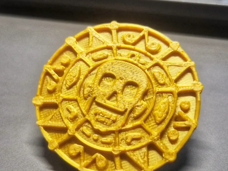 Gold Aztec Medalion
