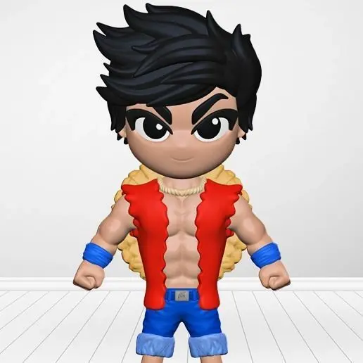 Luffy Goku Naruto fusion mashup fan art cosplay