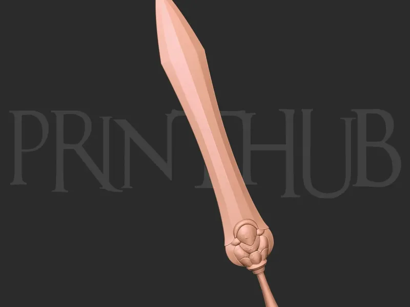 Onimusha 2 – Gladius Sword | Cosplay STL File for 3D Print