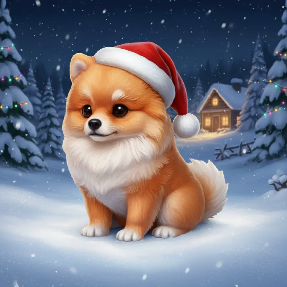 POMERANEAN - DOGGY CHRISTMAS