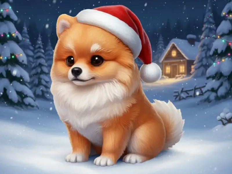 POMERANEAN - DOGGY CHRISTMAS