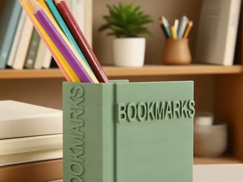 Pen Holder - Bookmarks