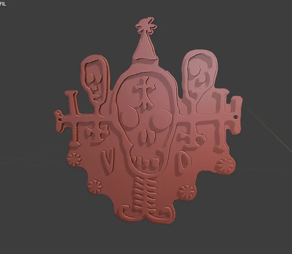 CYBERPUNK 2077 VOODOO BOYS GANG LOGOTIPO