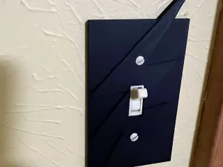 lightning bolt lightswitch cover