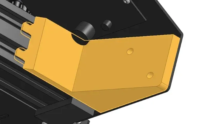 Ender 3 schermsteun linkerzijde