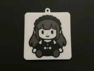 chibi figurine keychain