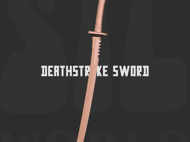 Fortnite Deathstroke sword for cosplay Prop 3D Print File