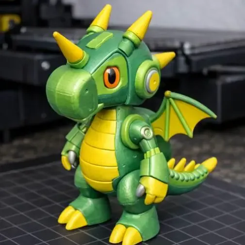 🐉 Cute Space Robo Dragon