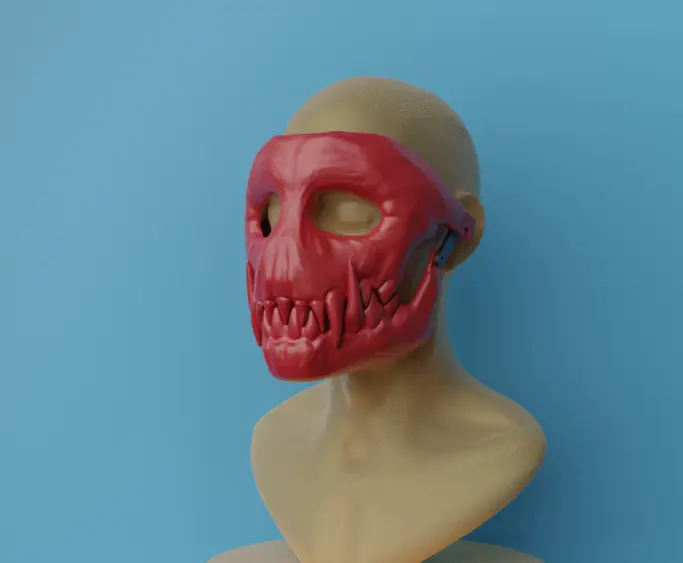 Skully the articulated mask