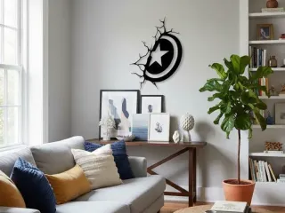 Captain America Shield Wall Art (Minimalist & Quick Print)