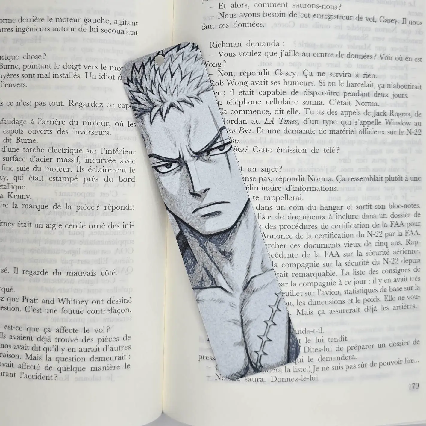 Bookmark Portait Roronoa zorro One piece