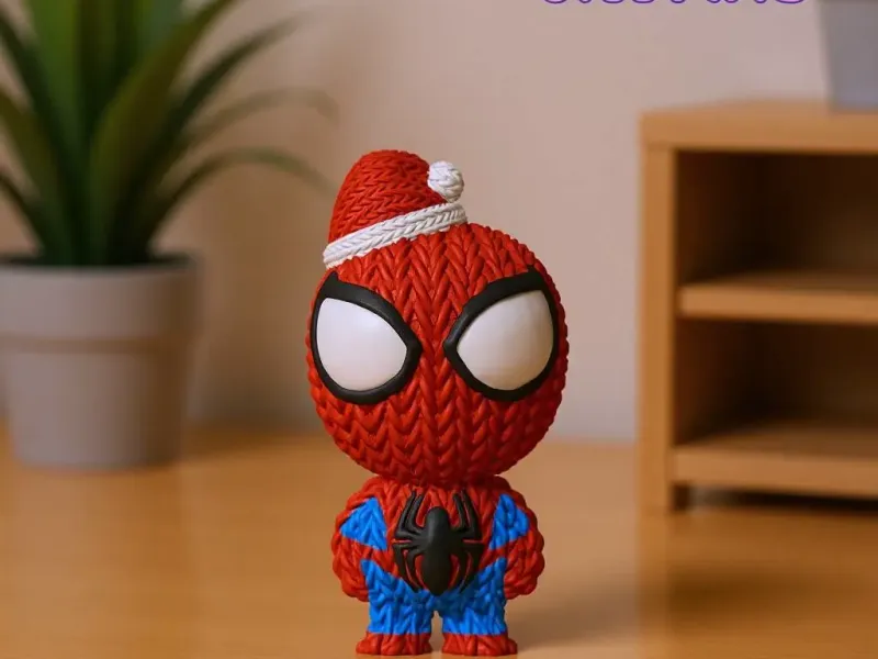 Christmas - Spiderman - Crochet - No Supports