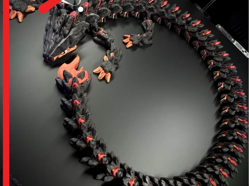 All 3 Lava Dragons Articulated