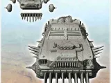 Post-apo car with spikes and machine gun (16) - sci-fi scien-1