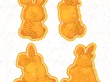Winnie The Pooh easter cookie cutter set of 4-0