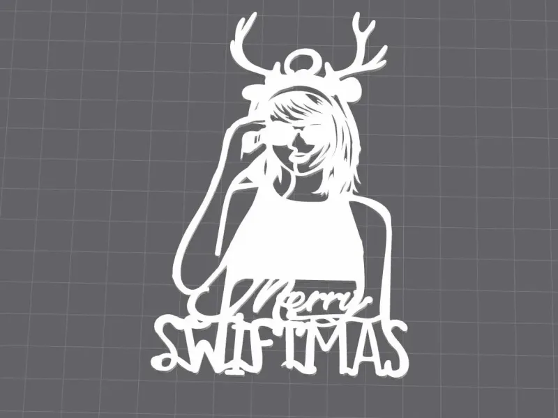 Merry Swiftmas Taylor Swift Christmas Keychain