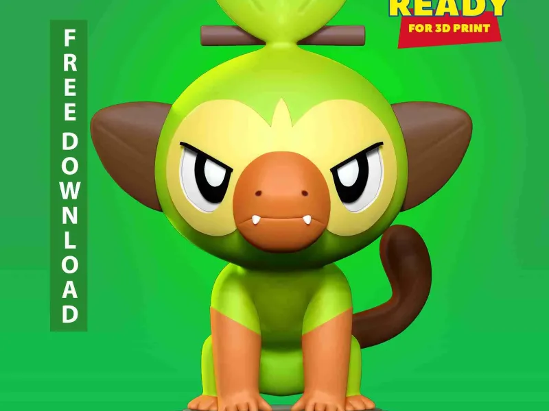 Grookey - Pokemon Fanart
