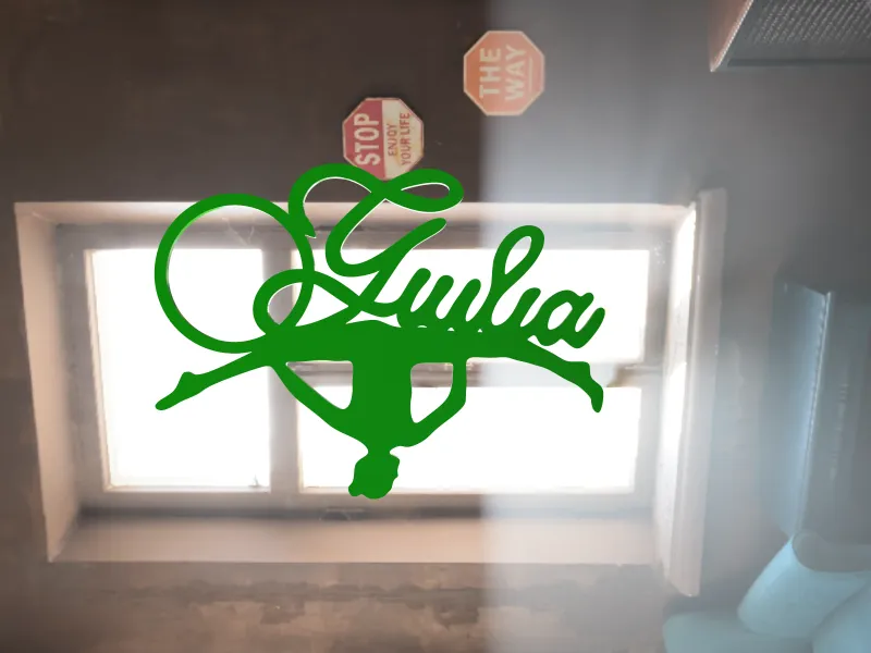 Porta-chaves da ginasta rítmica Giulia
