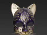 Baroque Cat Mask 3D Model Ornate Animal Cosplay-0