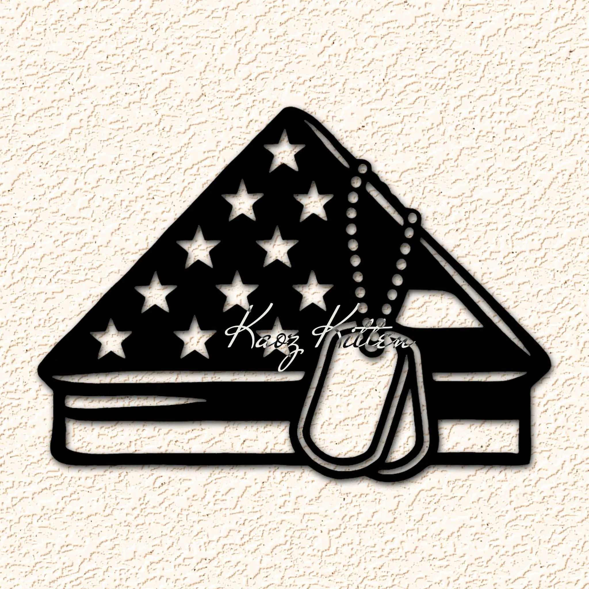 Military Respects American Patriot Wall Art Home Decor