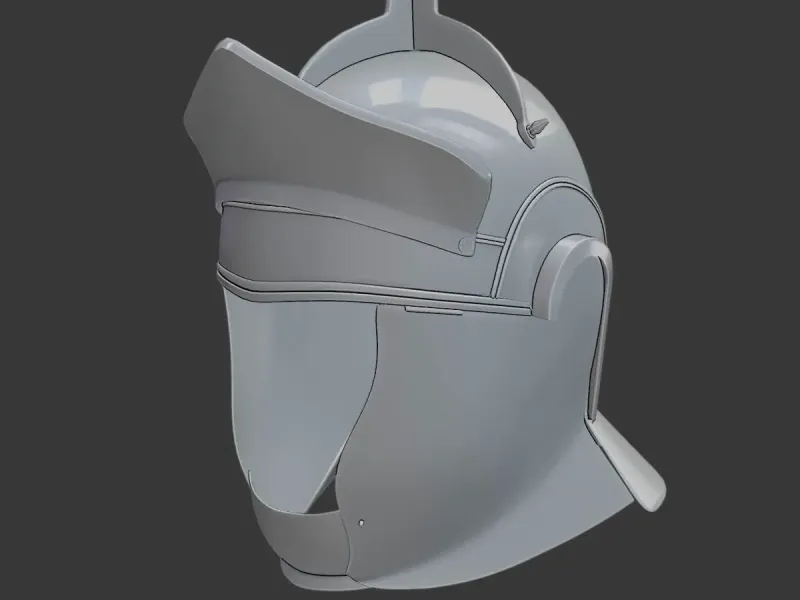 Uruk-hai Helmet – High-Detail Fantasy 3D Printable Armor