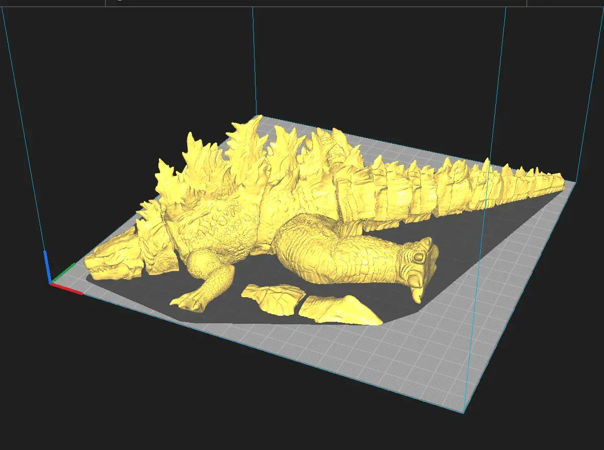 Burning Godzilla Naranja Godzilla King