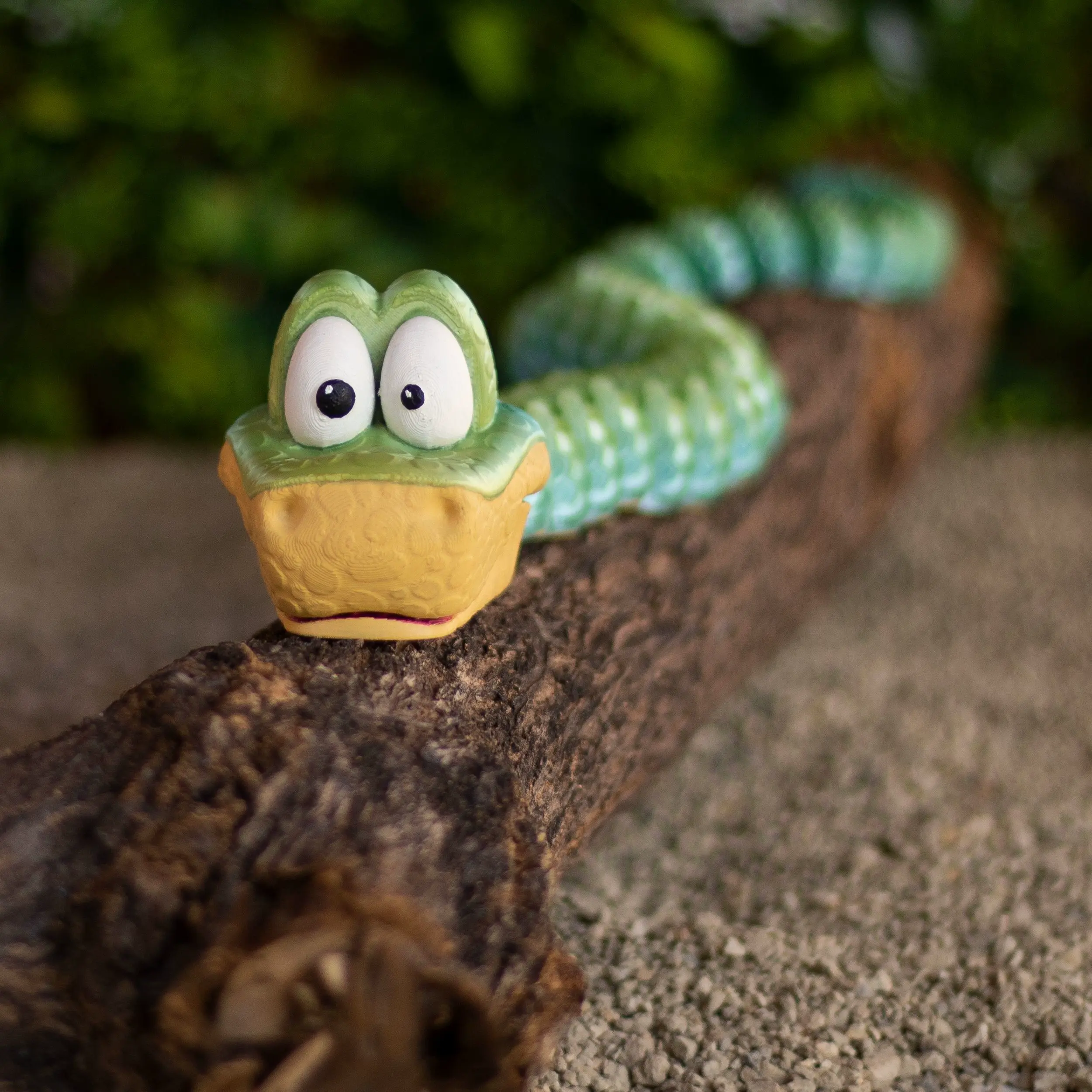SNAKE CARTOON, FLEXI, PRINT-IN-PLACE