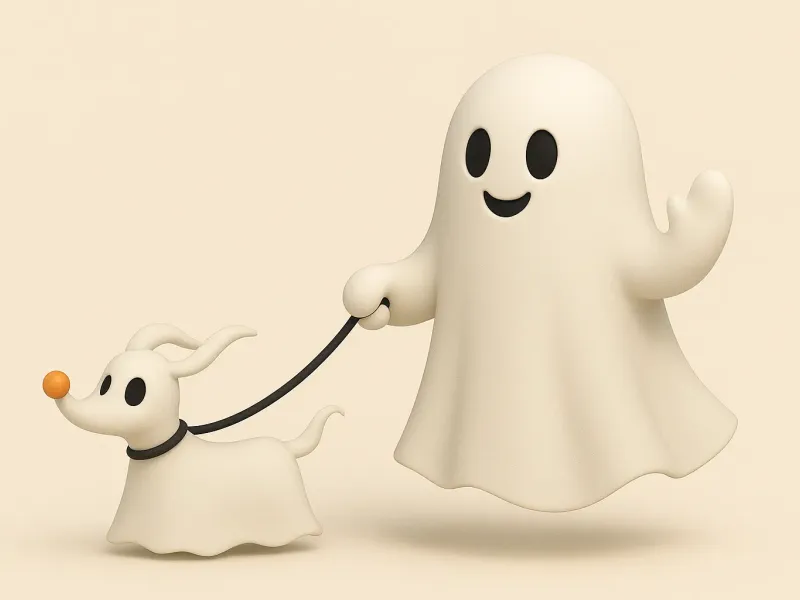 Spook Wandelende Spookhond