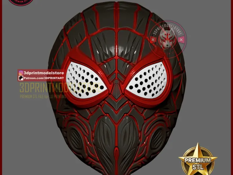 Spiderman Biomechanical Helmet - Marvel Spiderman Mask