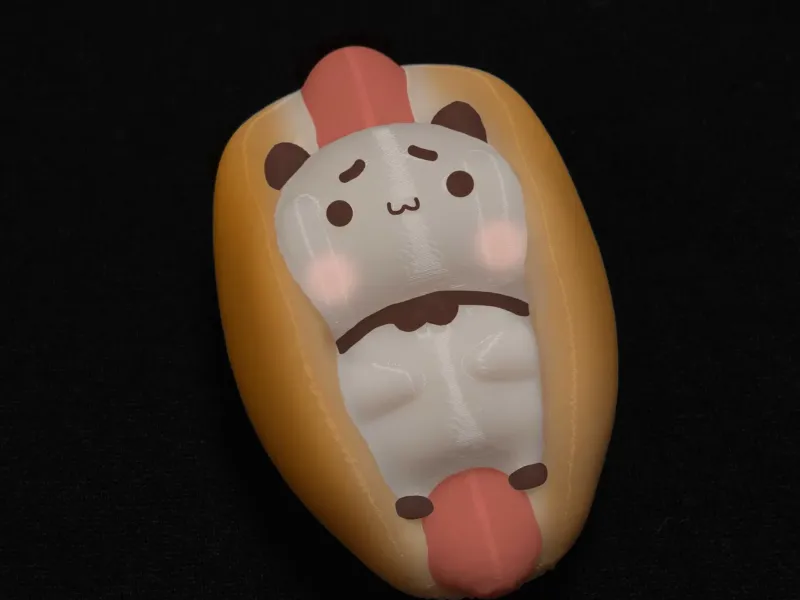 Couple Bear-Hot Dog Meal Bun_Yier