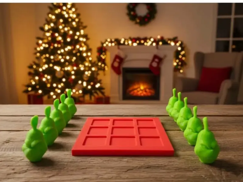 Tic tac toe- Grinch- christmas
