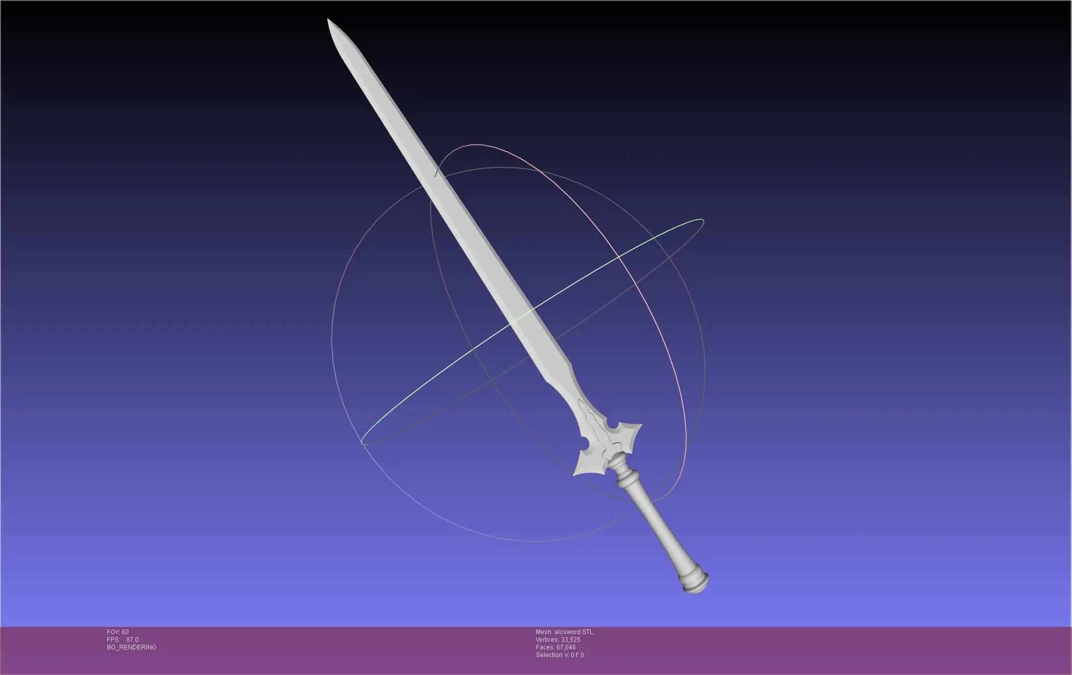 Sword Art Online Kirito ALO Sword