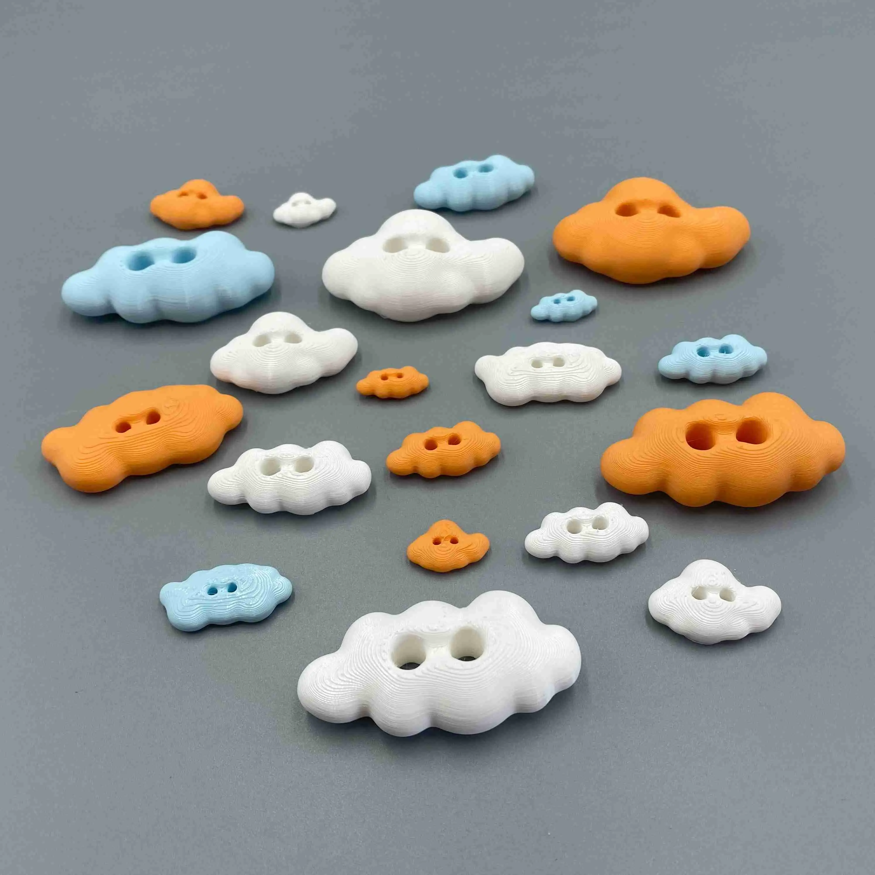 Cloud Button Set