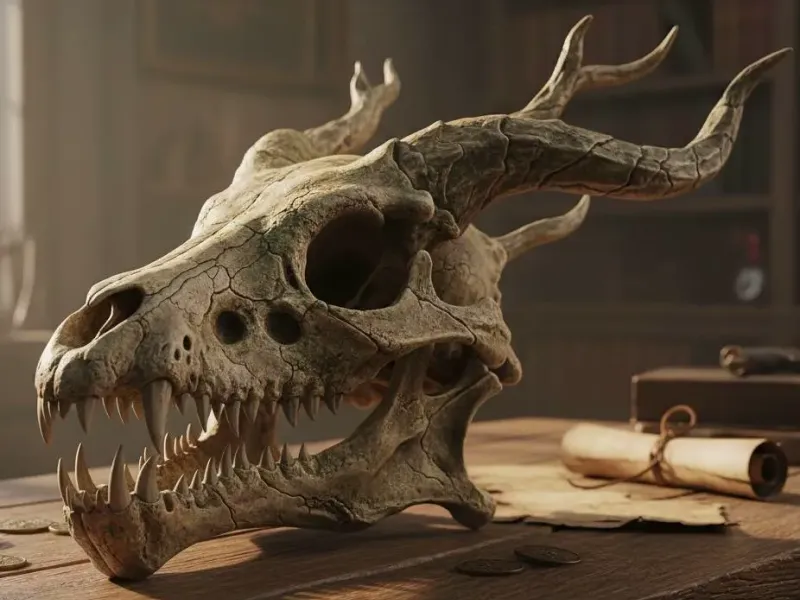 Ferocius Dragon Skull