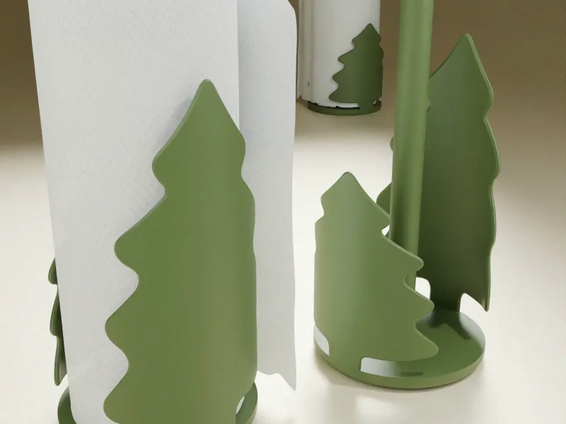 حامل المناشف الورقية لعيد الميلاد 🌲