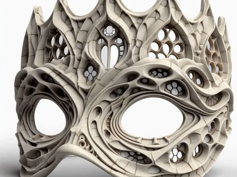 Cubierta facial gótica de Gaudí