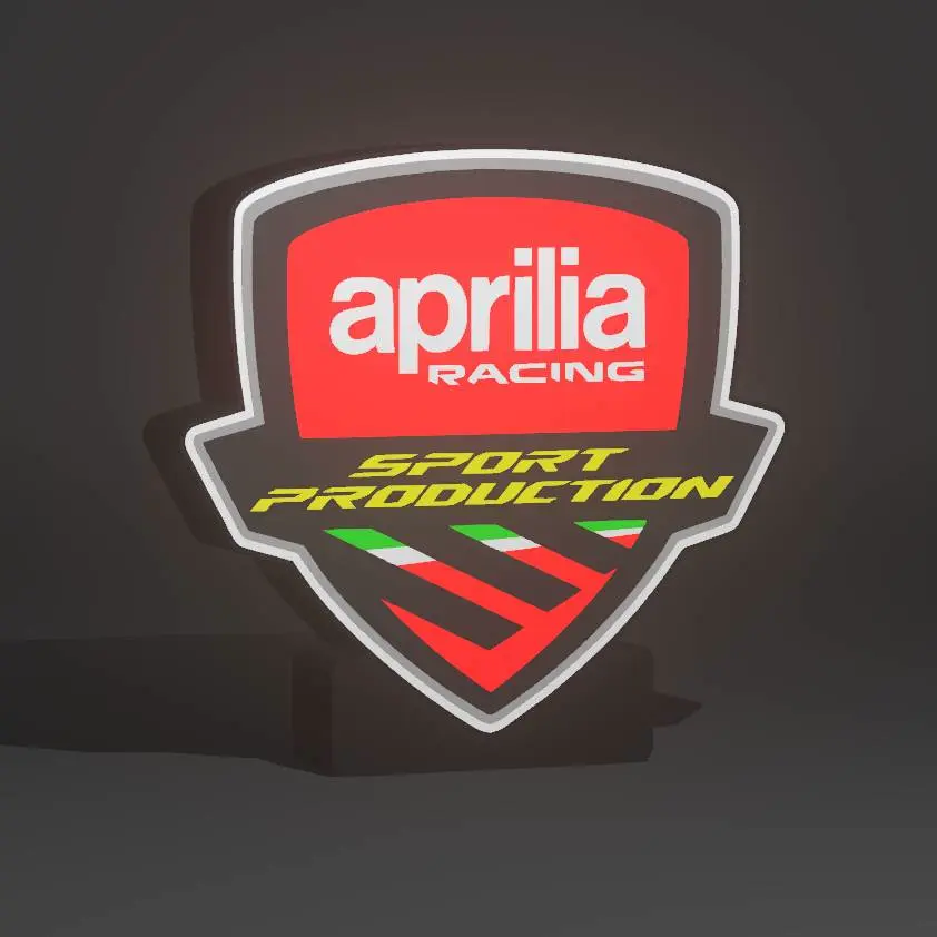 Aprilia Racing Logo Lightbox