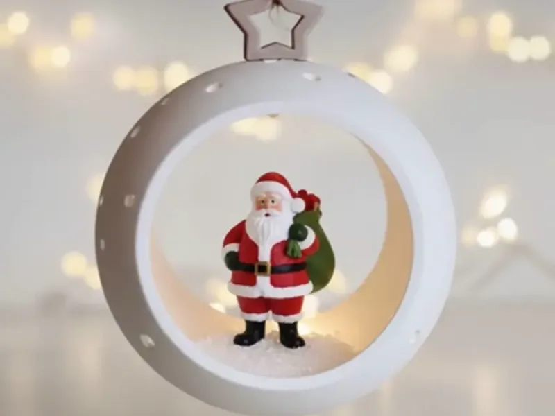CHRISTMAS BALL SANTA CLAUS