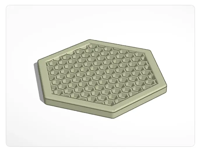 honeycomb coaster 