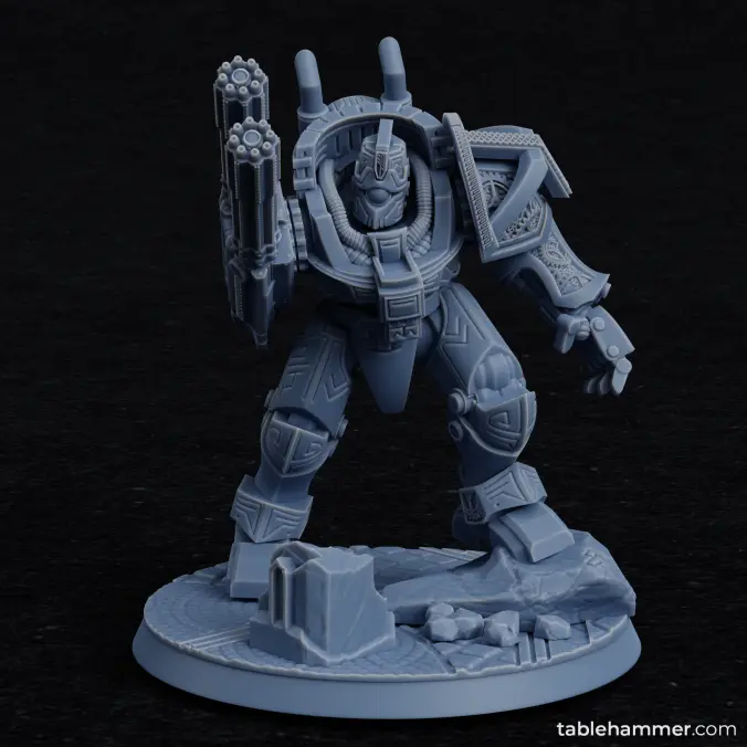 Clockwork Ancient - Space Dwarf golem mech